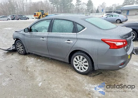 2016 Nissan Sentra S z USA, uszkodzony, nr VIN 3N1AB7AP7GL676285